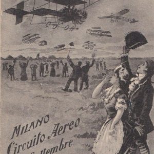 Milano Circuito Aereo 24 settembre-03 ottobre1910 cartolina non spedita