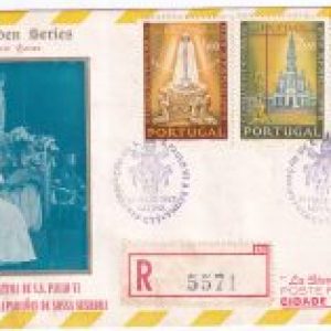Vaticano 1967 – Pellegrinaggio Paolo VI a Fatima Portogallo Fdc The Golden Series