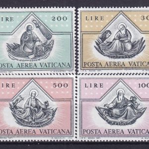 Vaticano 1971 – Quattro Evangelisti Posta aerea serie 04 valori nuovi Mnh