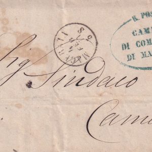 Esposizione Nazionale dei lavori Femminili in Firenze indirizzata al sindaco di Camerino