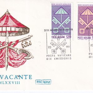 Vaticano 1978 – Sede Vacante MCMLLXXVIII Busta Fdc/first day Roma