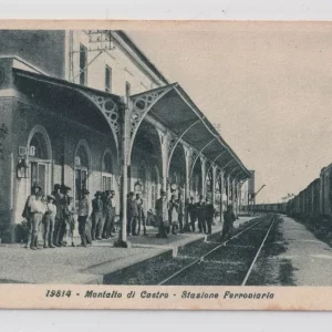 Montalto di Castro – Stazione ferroviaria cartolina non viaggiata