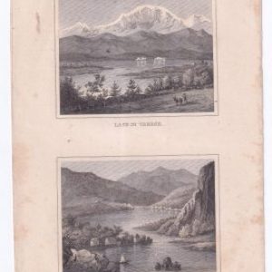 Stampa Lago di Varese e lago di Lugano