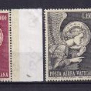 Vaticano 1968 – Angelo Posta aerea serie 02v. nuovi Mnh con bordo foglio