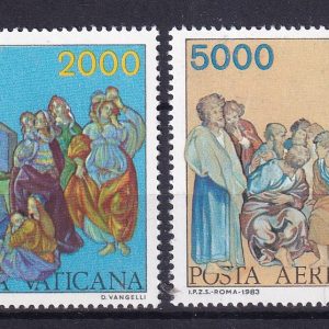 Vaticano 1983 – Anno mondiale della comunicazioni serie 02v. nuovi Mnh