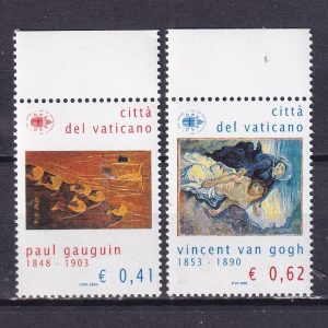 Vaticano 2003 – Grandi Maestri della pittura dell’800 – Serie 02v. nuovi Mnh
