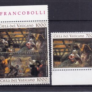 Vaticano 1994 – Natale 15° emissione. Serie 03V. nuovi Mnh