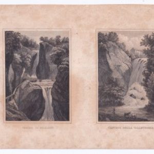 Stampa Orrido di Bellano e Cascata della Valletegna