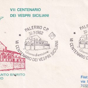 VII Centenario dei Vespri Siciliani – Busta Fdc/first day