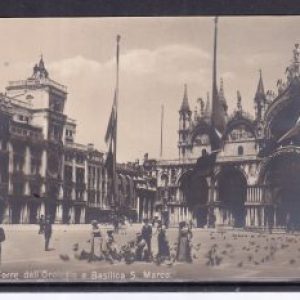 Venezia, Torre dell’Orologio e Basilica San Marco – Cartolina non viaggiata