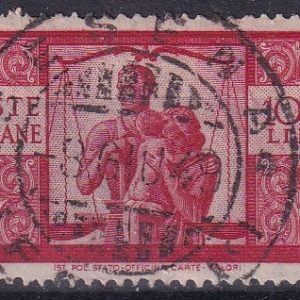 Repubblica Italiana 1945/46 – Valore L. 100 serie Democratica usato