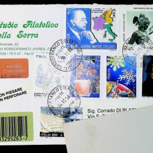 Repubblica italiana 2000 – Busta viaggiata assicurata convenzionale