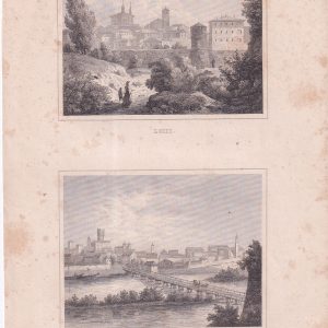 Stampa Lodi – Brucke von Lodi/Vista di Lodi