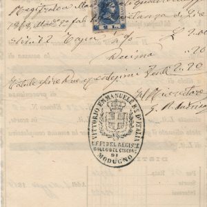 Storia postale per Modugno (BA) – Lettere, cartoline, La voce del popolo